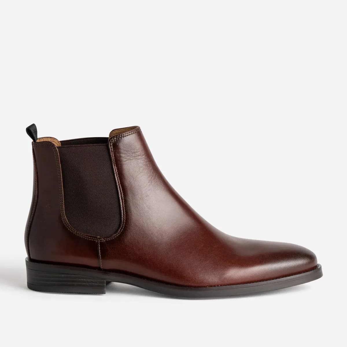 Chelsea boots marron cuir