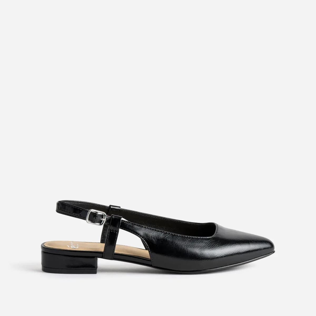 Ballerine slingback noire