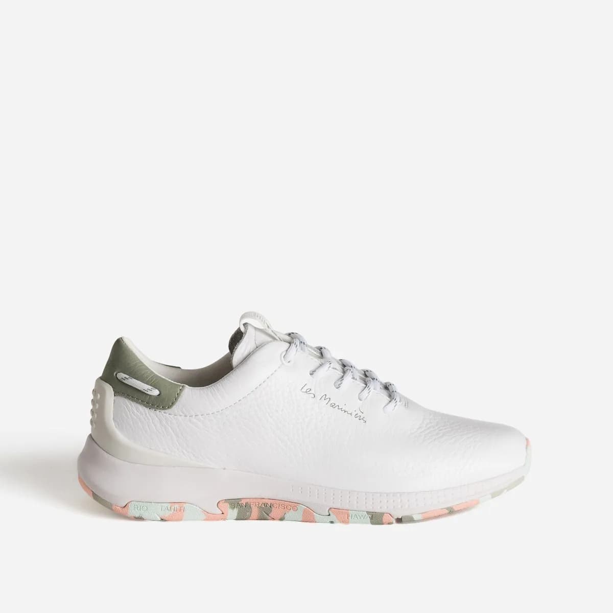 Tennis TBS blanche cuir