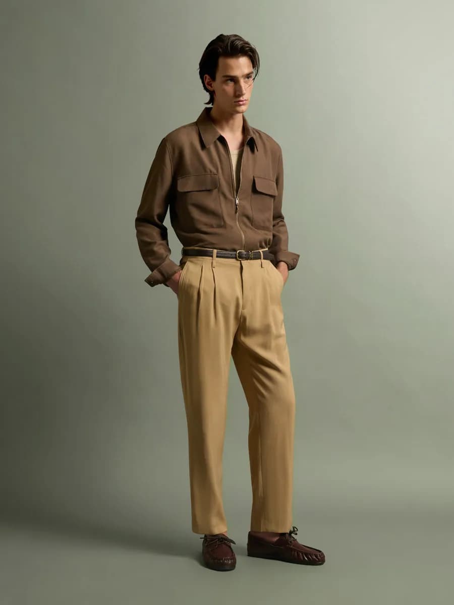 Surchemise regular zippée