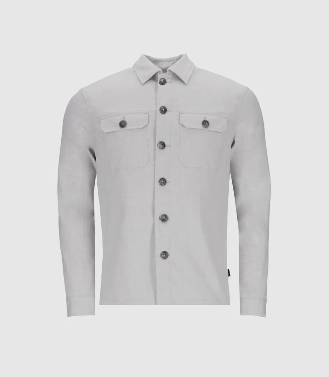 Surchemise ville gris clair SMASH