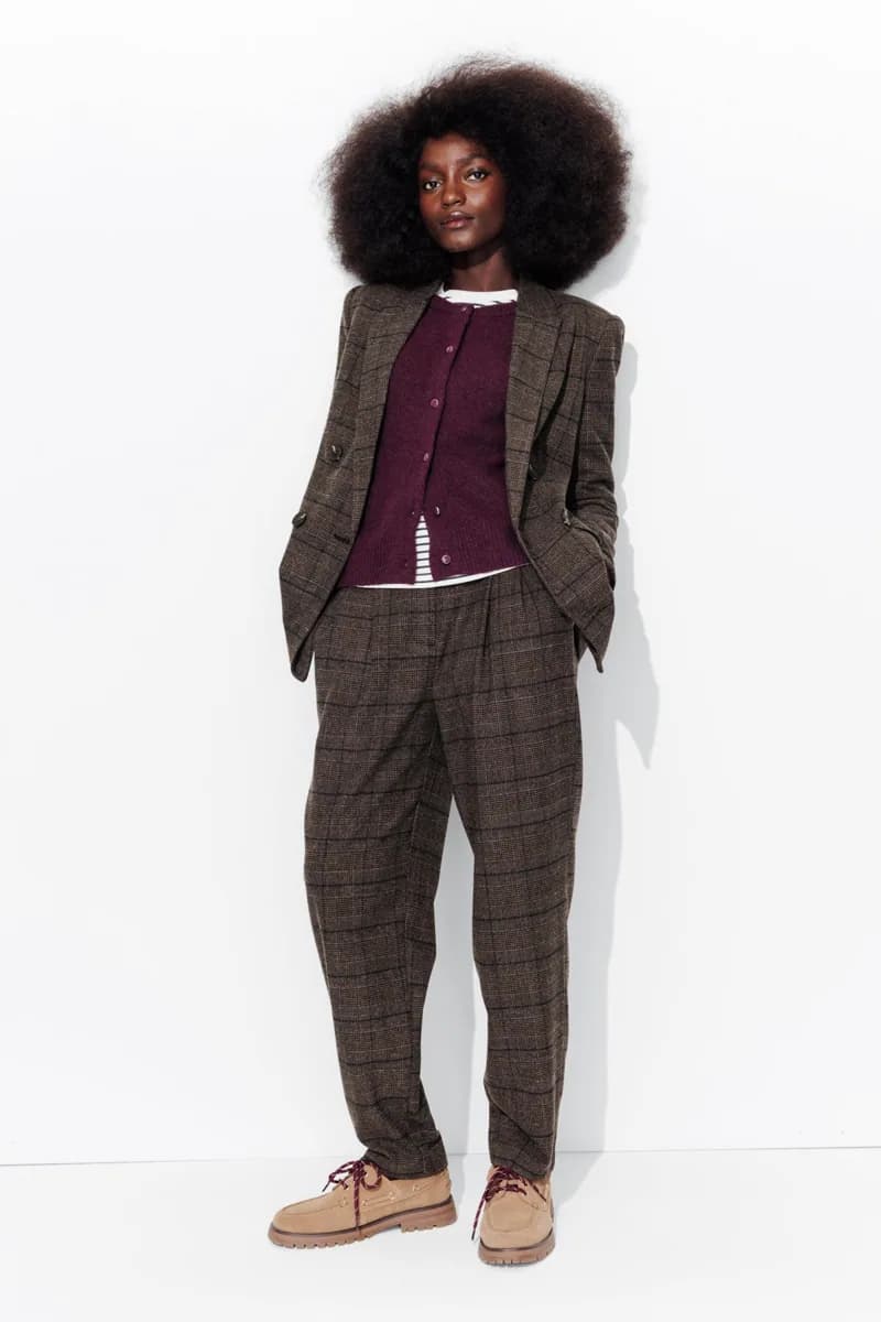 Pantalon de tailleur carreaux