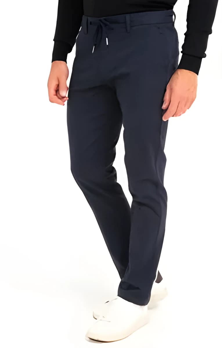 Pantalon chino ajusté Rory – Marine