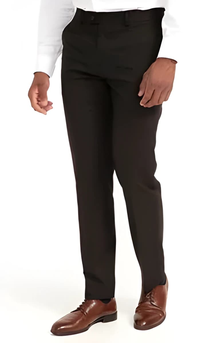 Pantalon de costume ajusté Brown – Marron