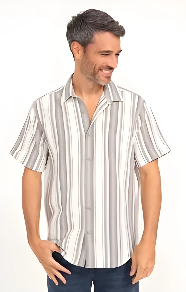 Chemise manches courtes Ray Nil – Rouge