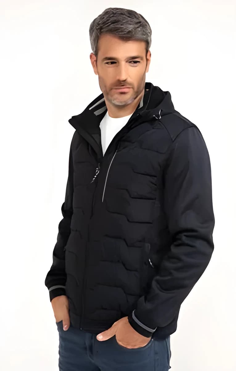 Blouson Denis Hood – Marine