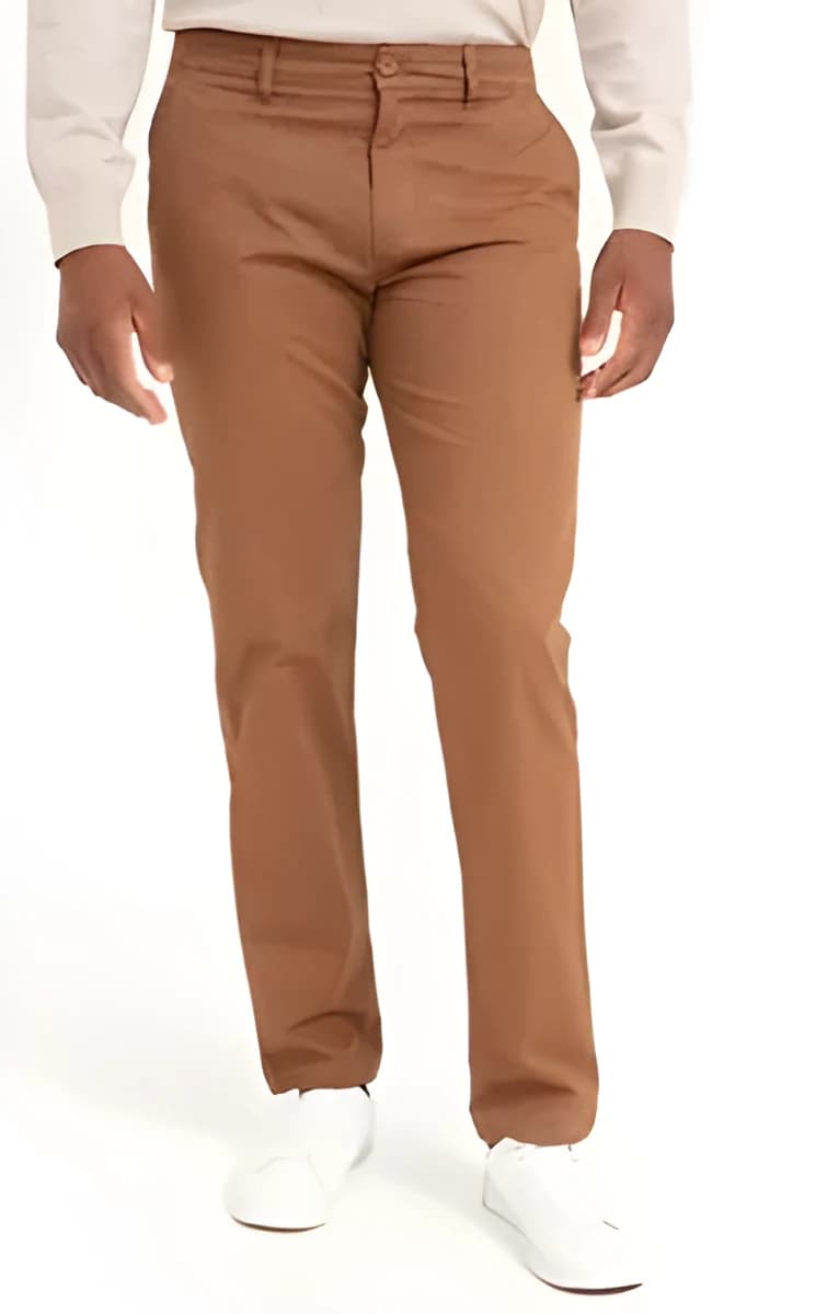 Pantalon chino imprimé Bryan – Pain D'épices