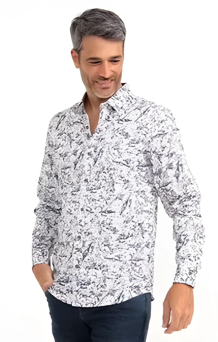 Chemise manches longues Haiti – Blanc