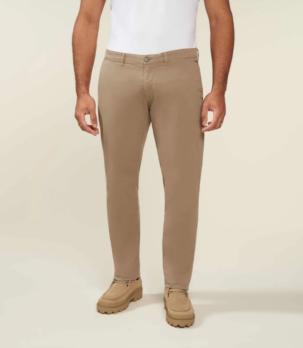 Pantalon chino kaki clair VALORBT