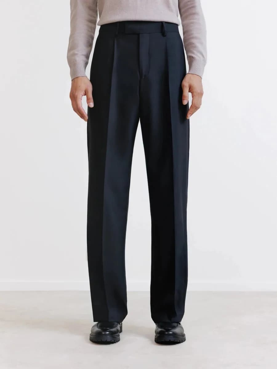 Pantalon taille haute noir