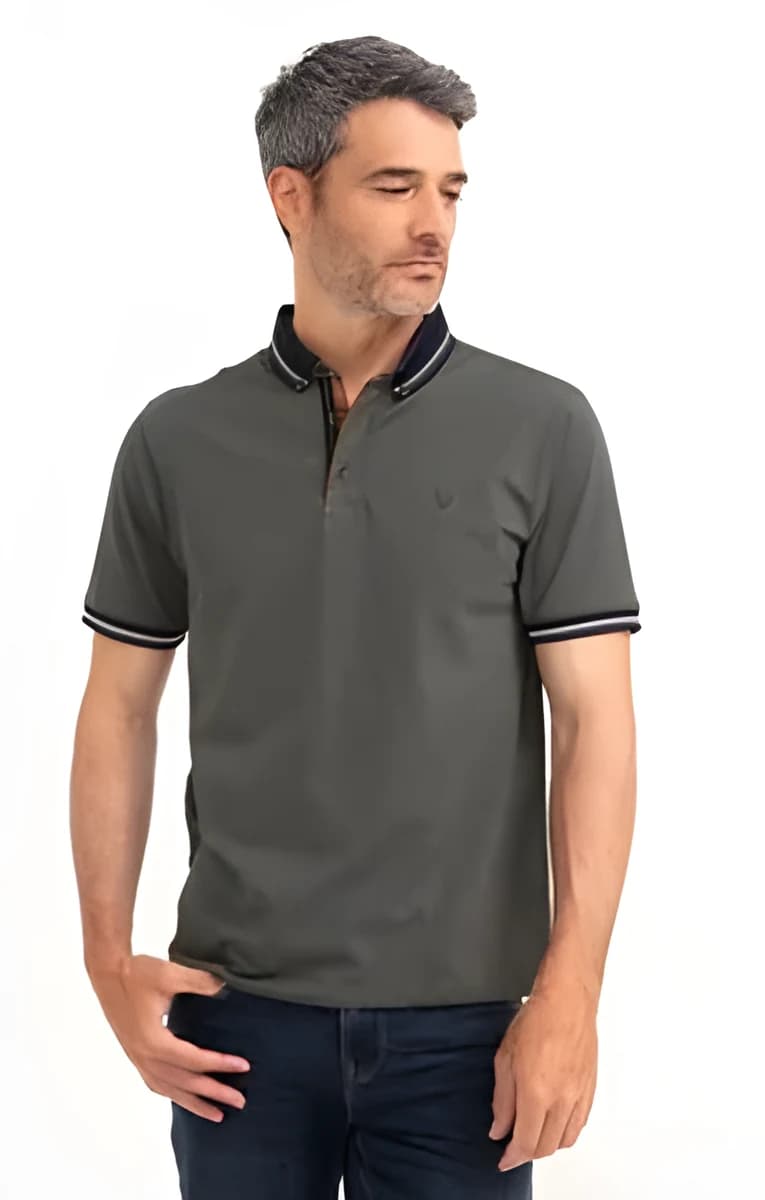 Polo manches courtes Miniline – Beige