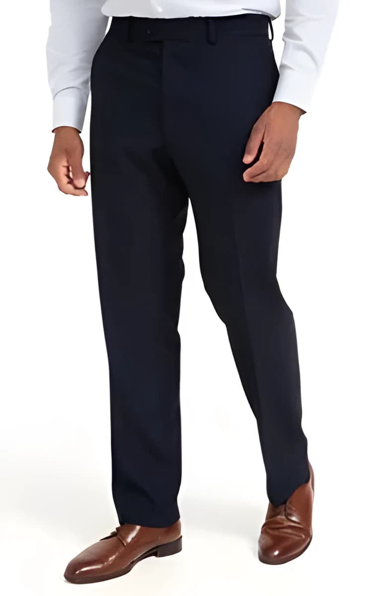 Pantalon de costume confort Dolomito – Marine