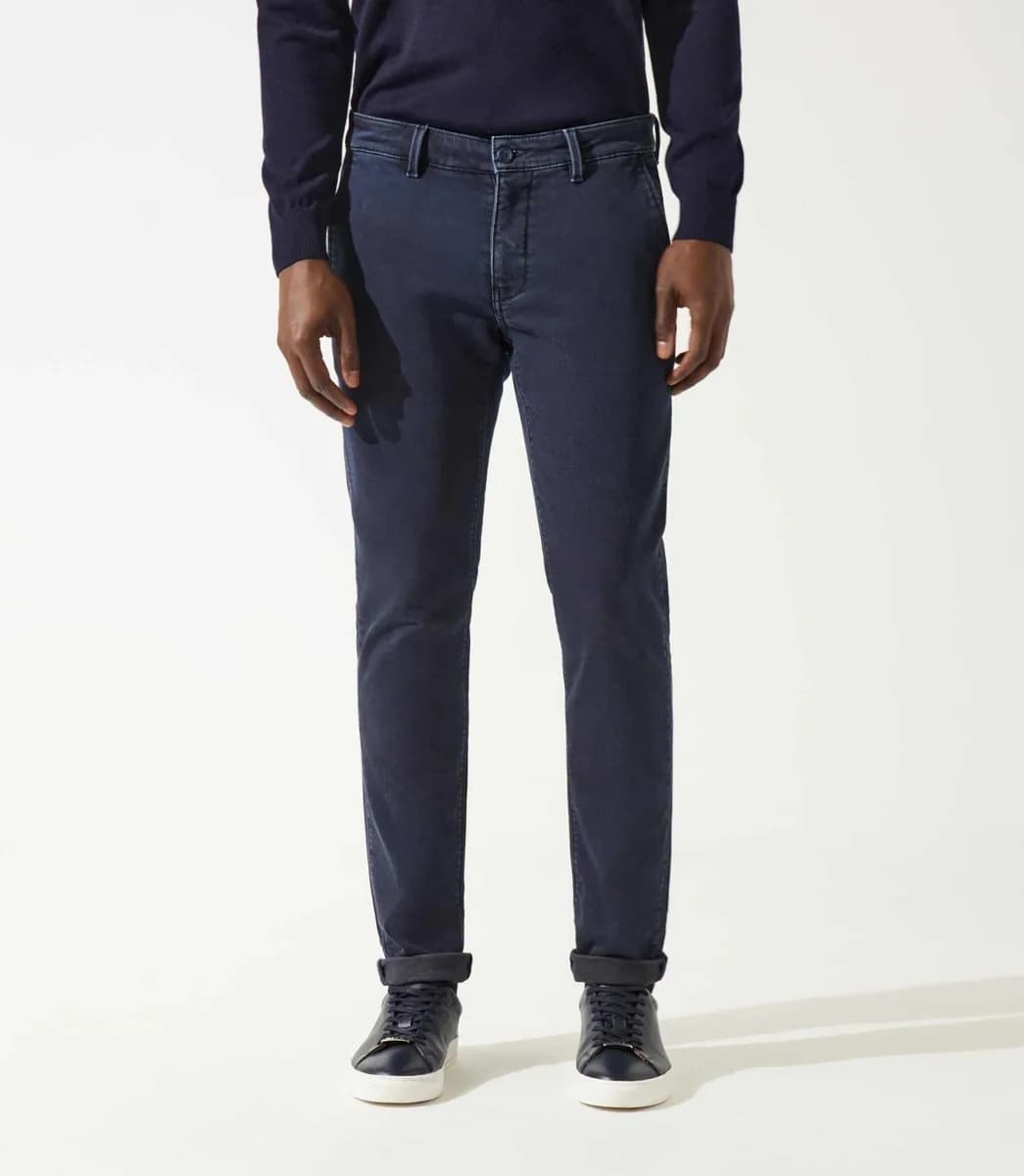 Pantalon chino marine VAILLEBT
