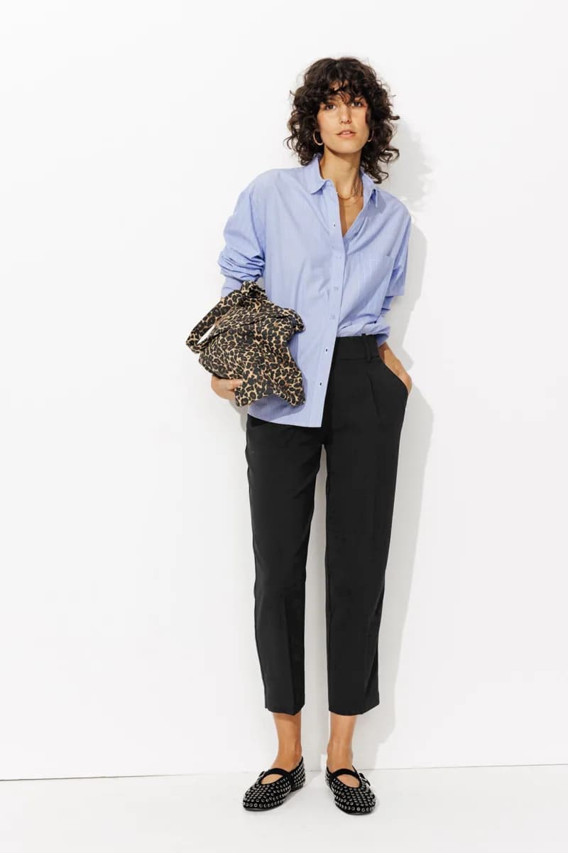 Pantalon à pinces 7/8è Femme