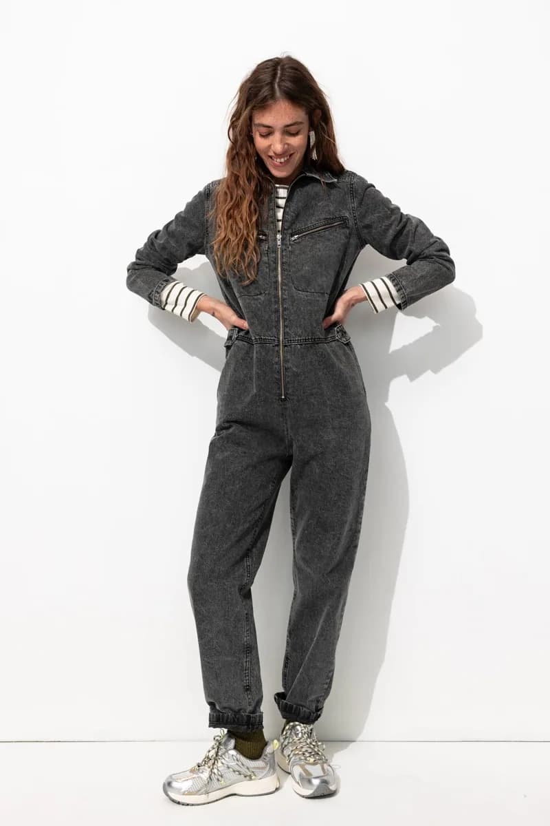 Combinaison-pantalon en jean