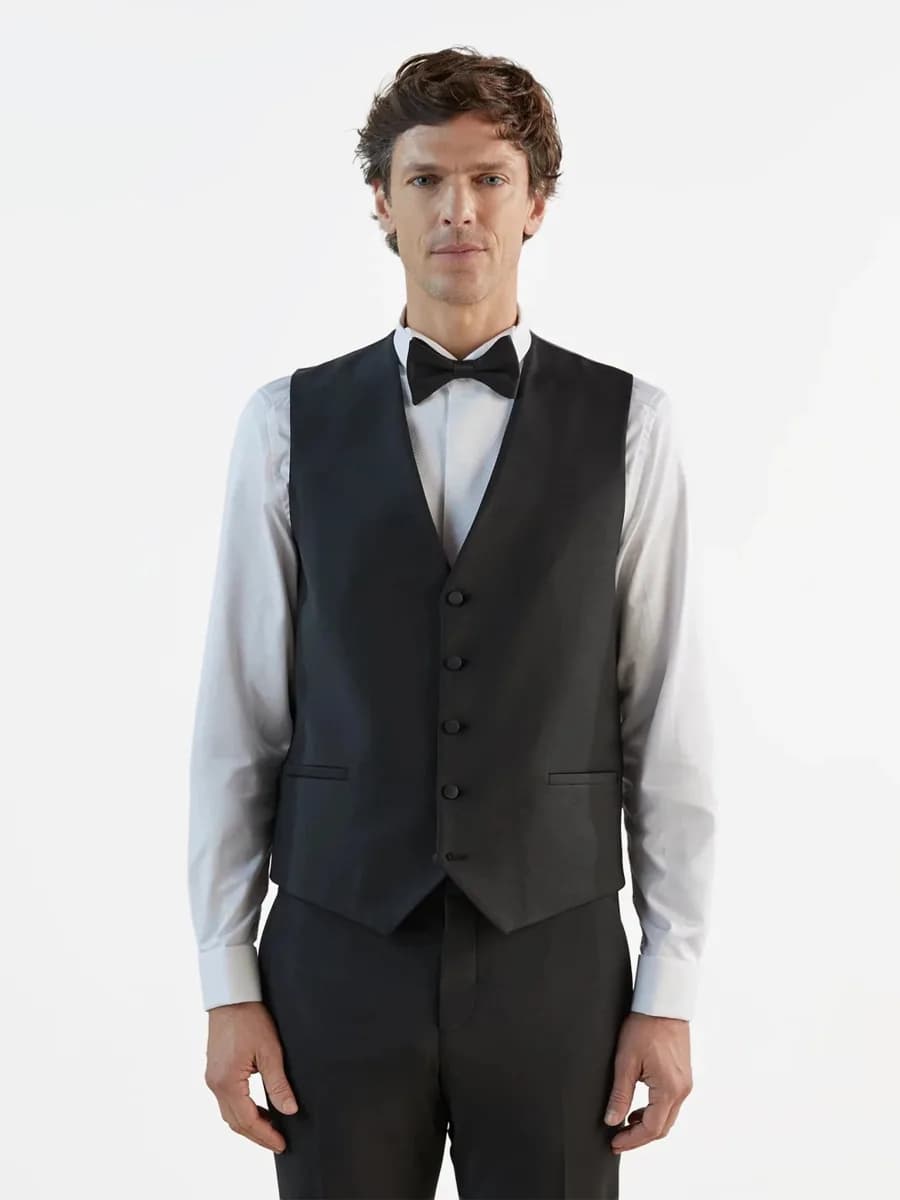 Gilet de costume noir