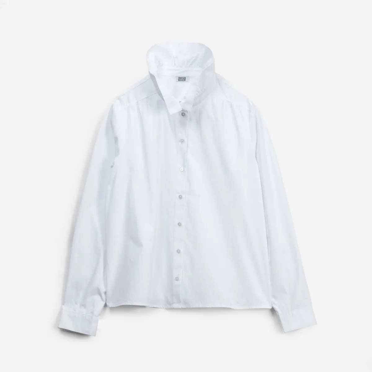 Chemise ERAM WEAR blanche à col Victorien