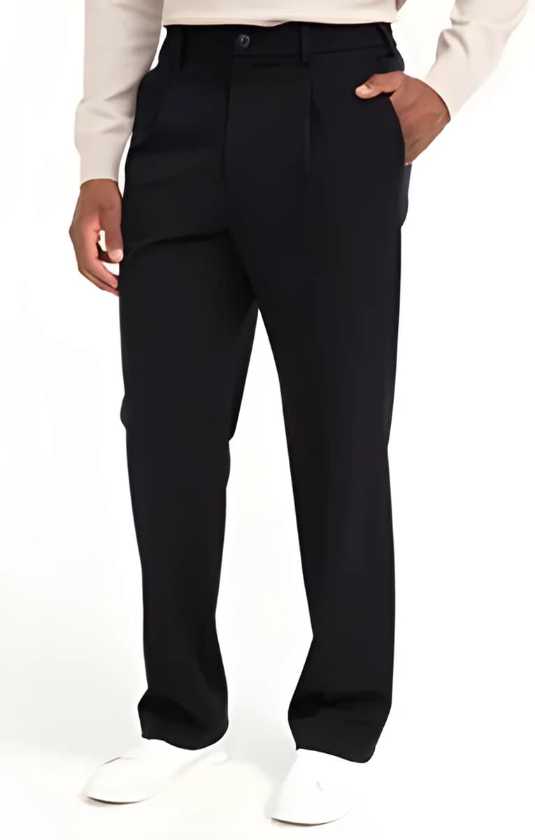 Pantalon chino confort Clovis – Marine