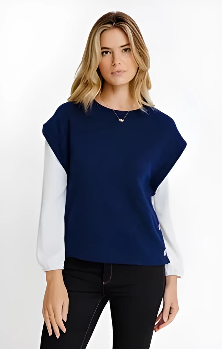 Tee-shirt 2-en-1 – Chocolat