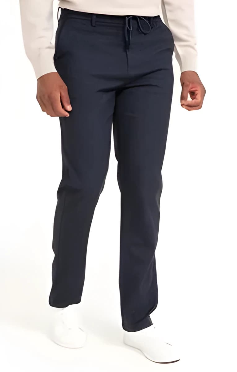 Pantalon chino regular Beny – Bleu