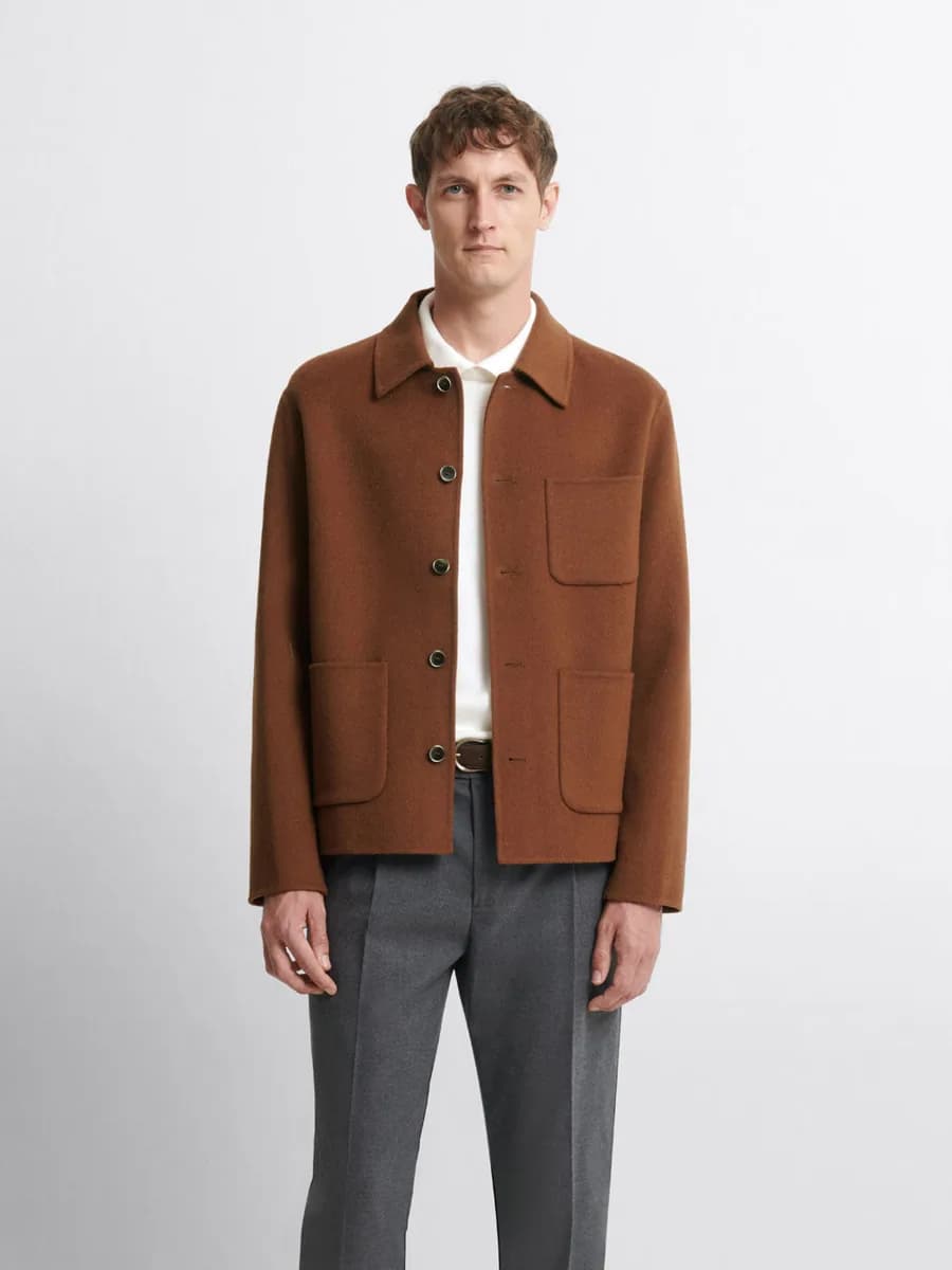 Veste en laine mélangée