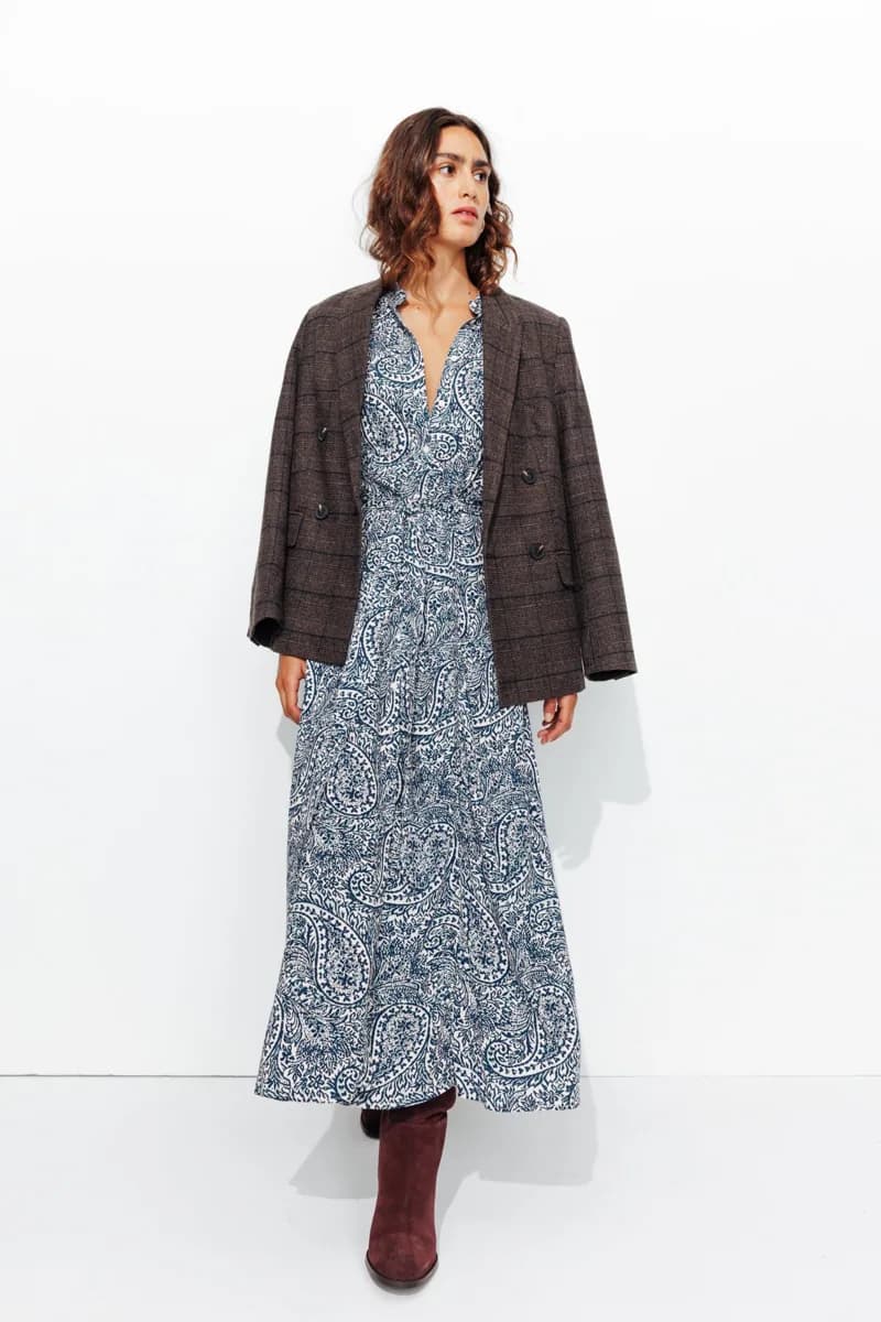 Robe-chemise imprimée Femme