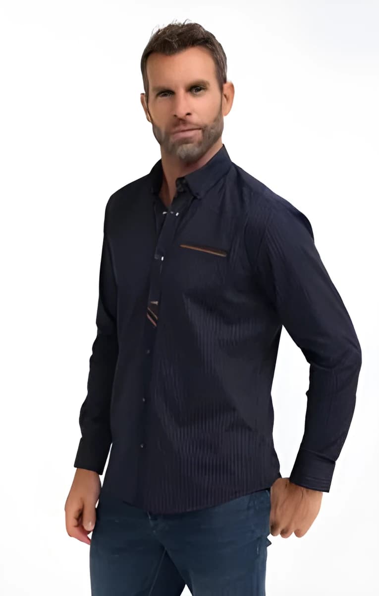 Chemise Ray Chic Studio – Marine