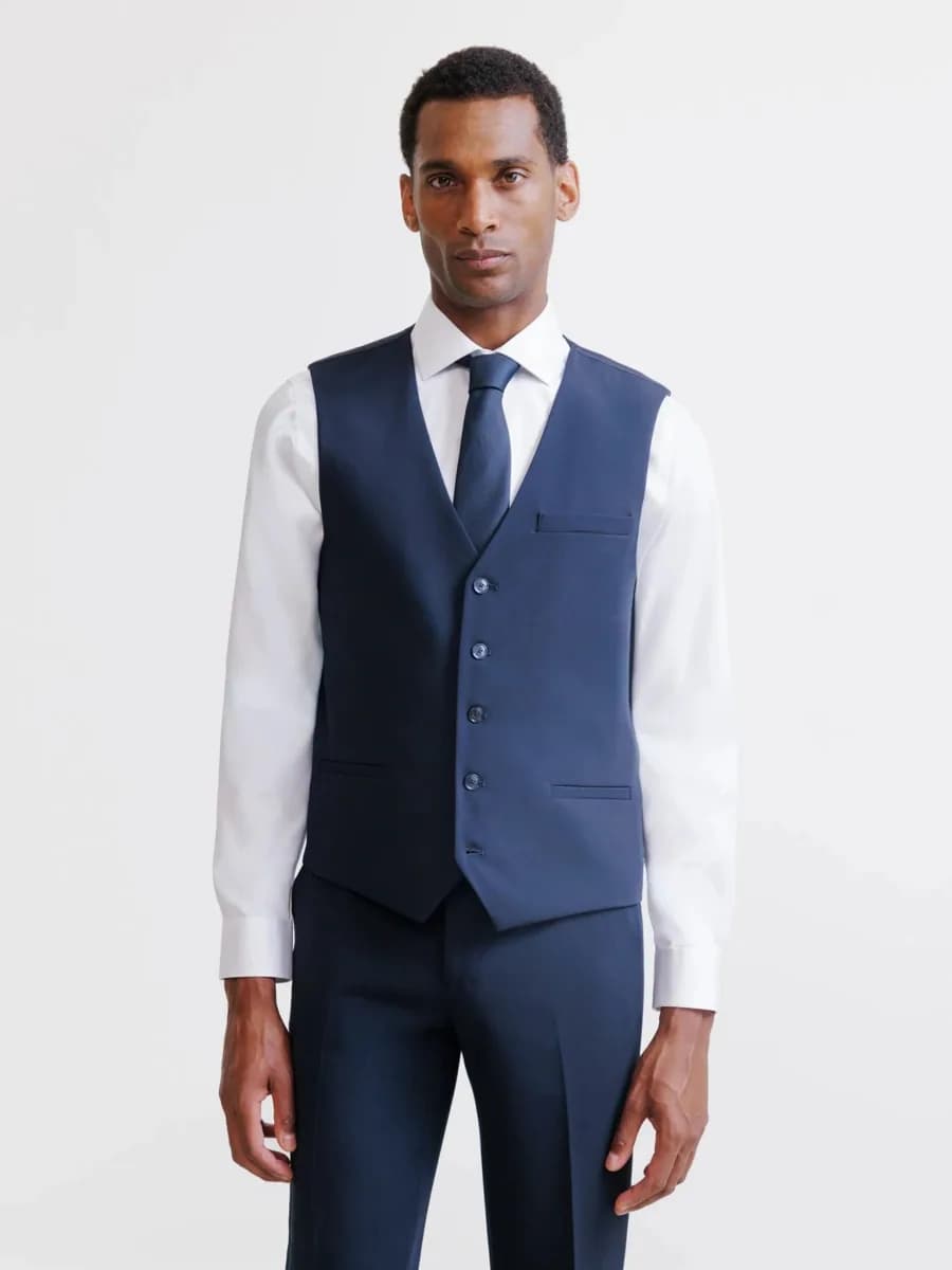 Gilet de costume marine