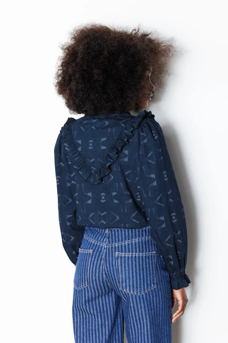 Chemise à volants Femme
