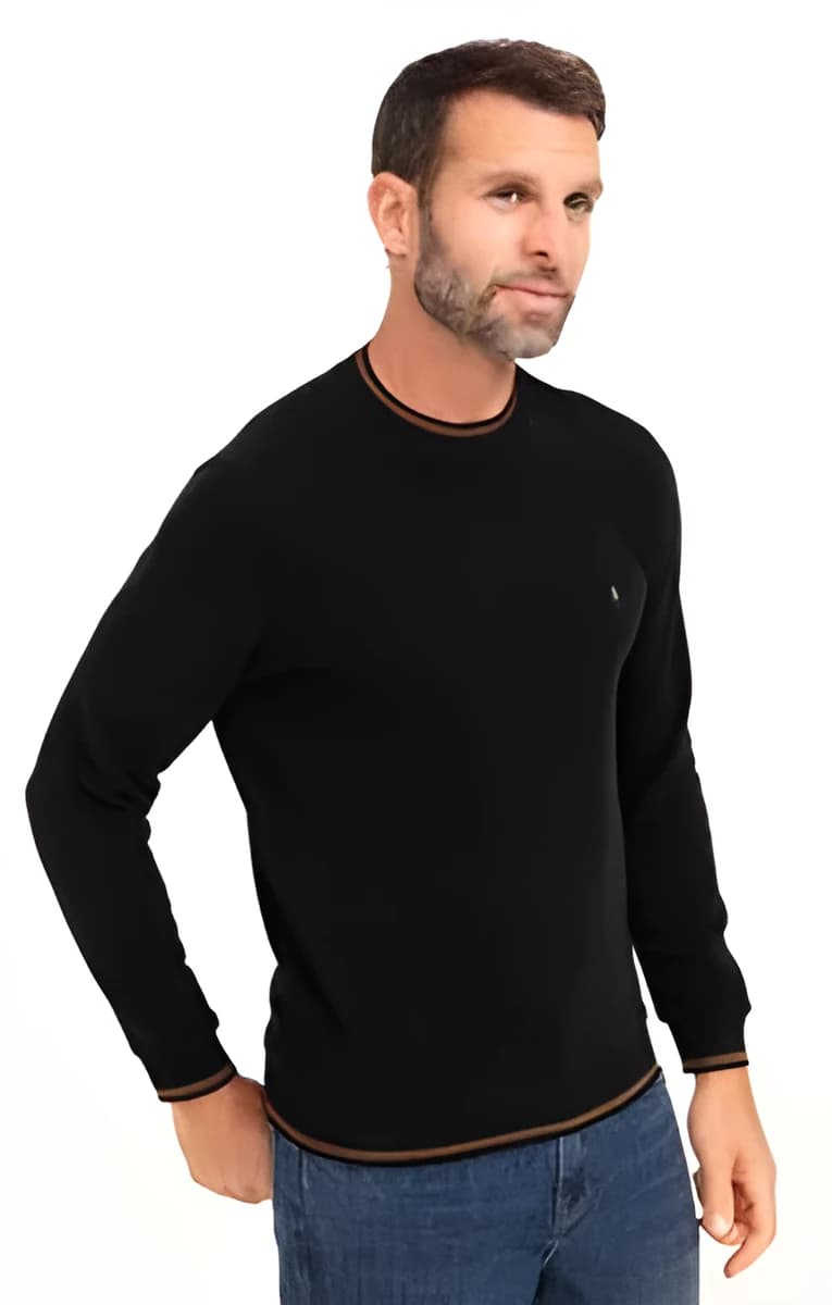 Polo maches longues Dolce Sport – Noir