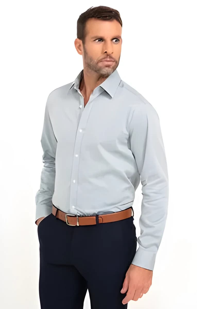 Chemise manches longues Nattegreen – Vert Nil