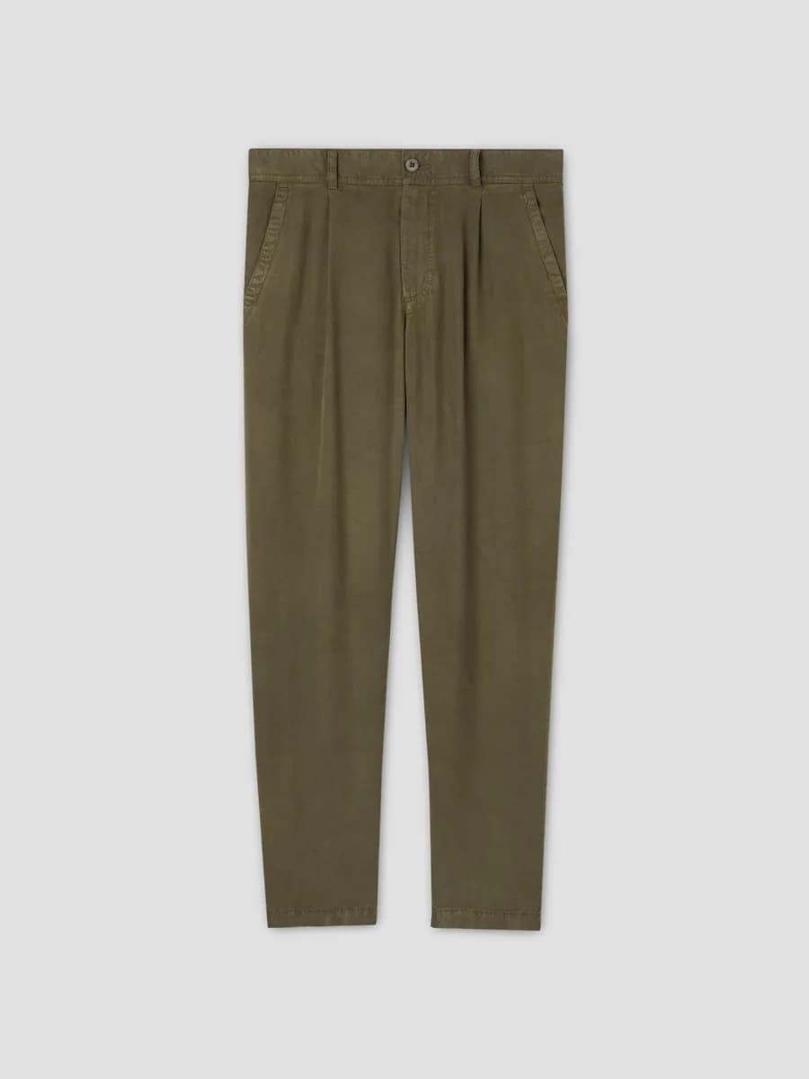 Pantalon en lyocell mélangé