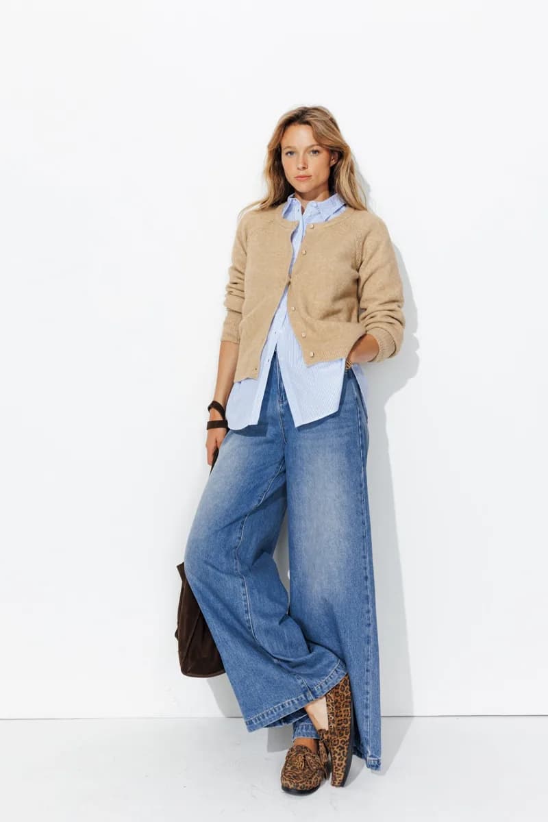 Cardigan col rond Femme
