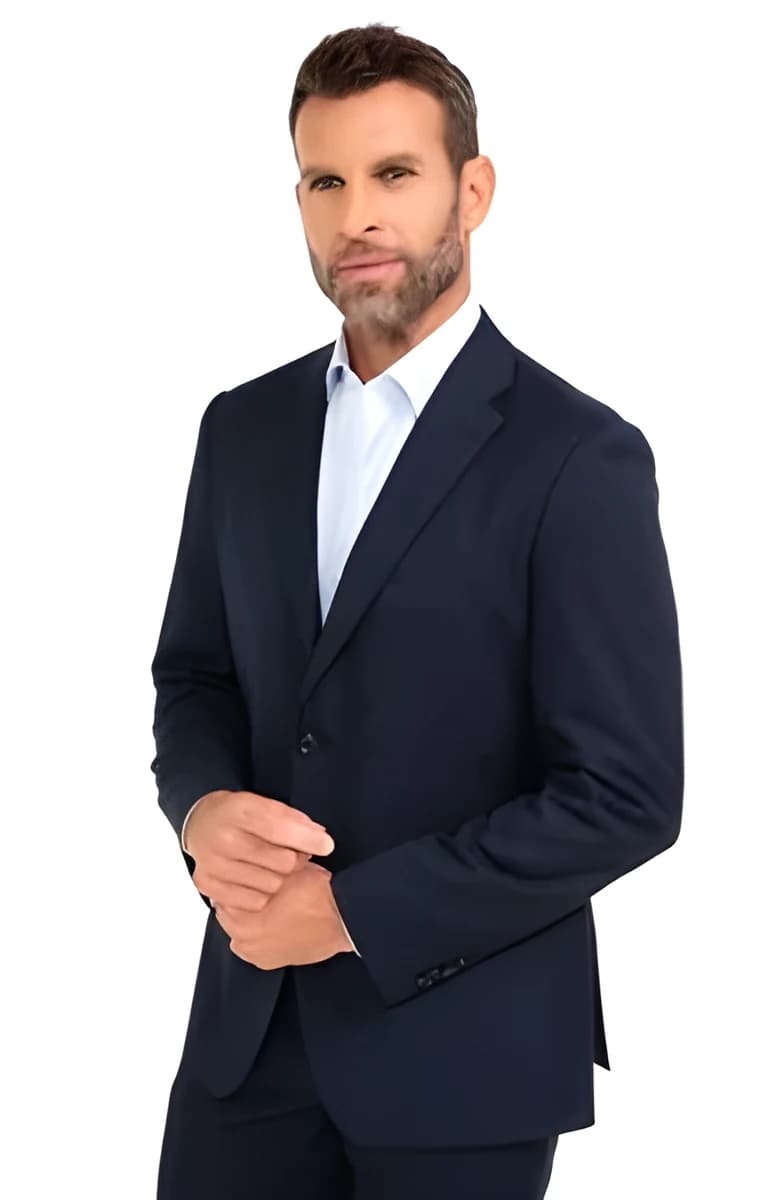 Veste de costume coupe confort Rivage – Marine