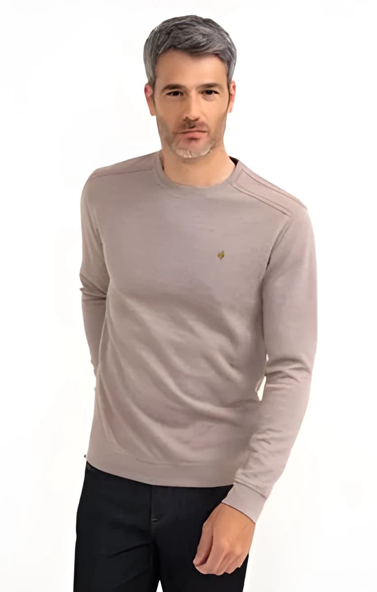 Sweat manches longues Rustic – Beige