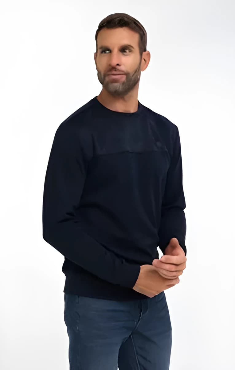 Sweat manches longues Suedine – Kaki