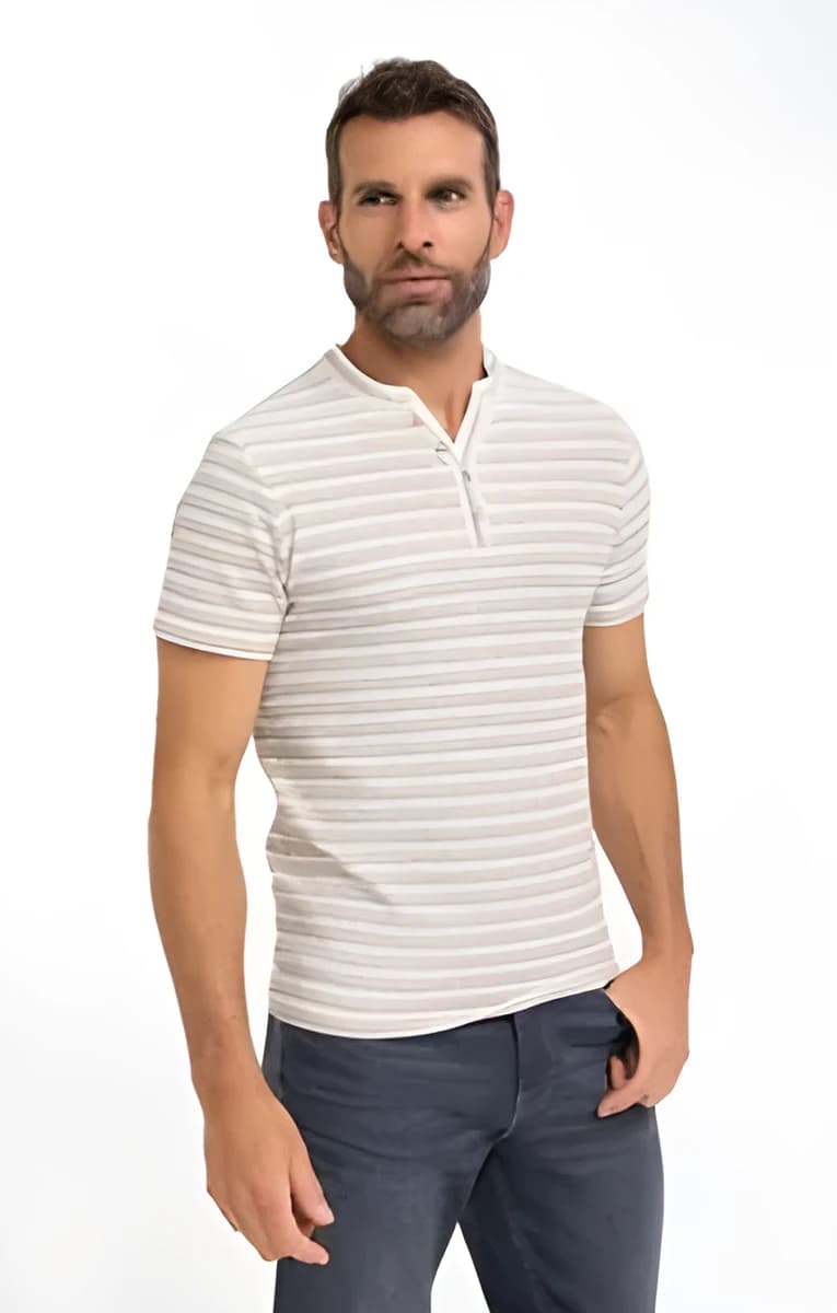 Tee-shirt manches courches Kamo – Beige
