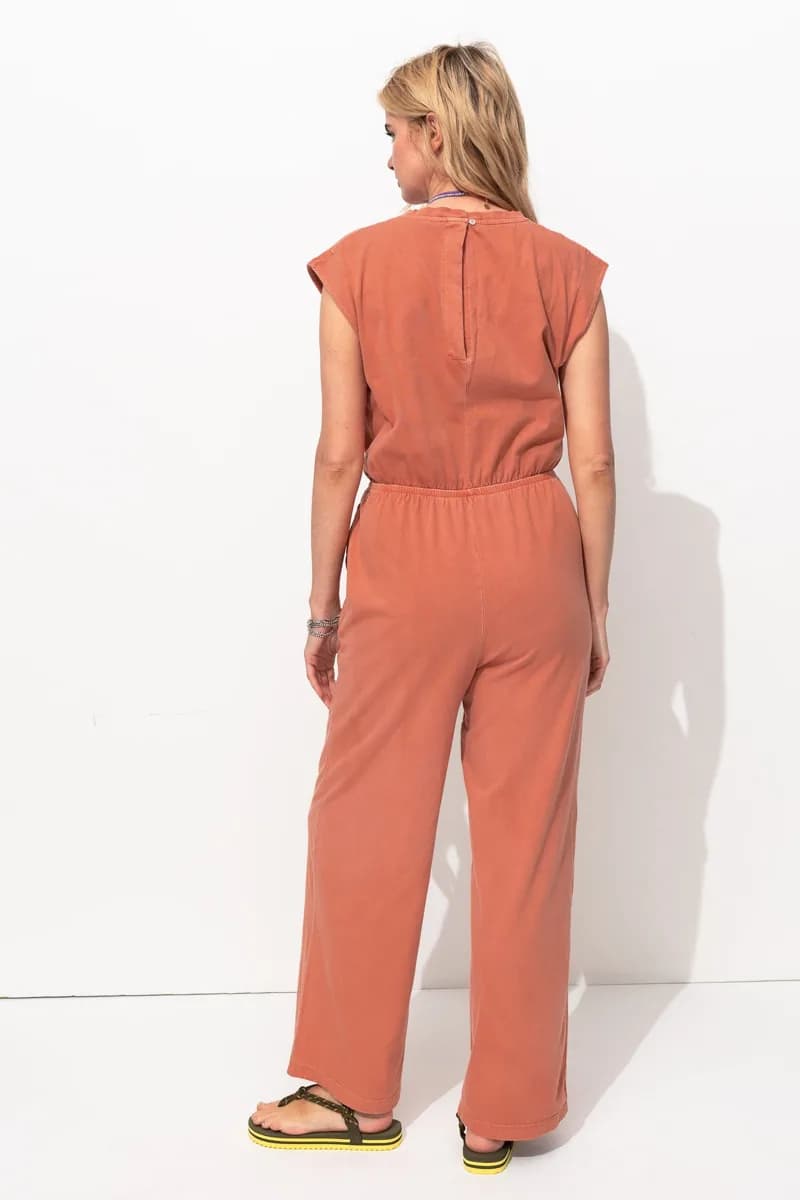Combi-pantalon en jersey Femme