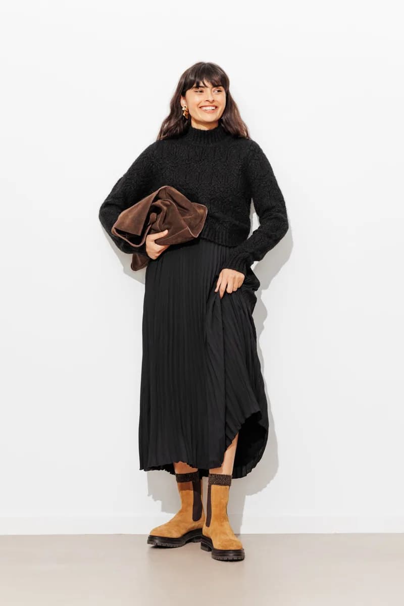 Robe-pull 2 en 1 Femme