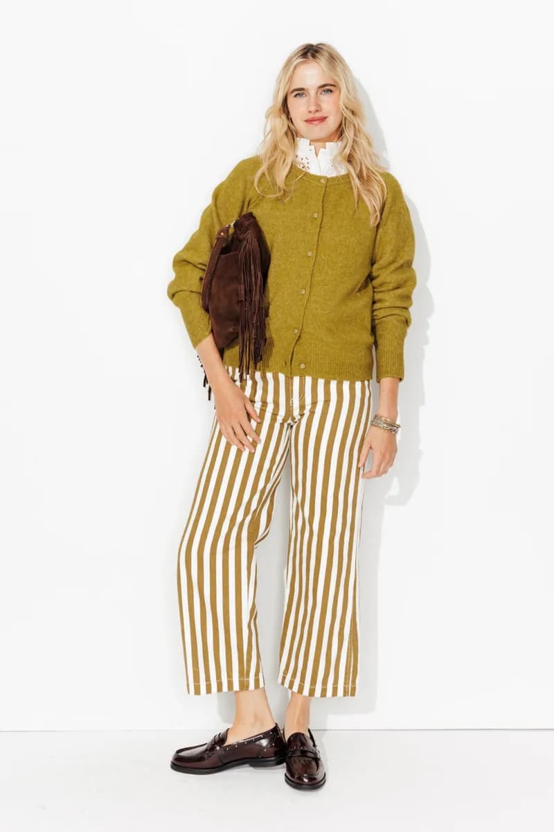 Cardigan col rond Femme