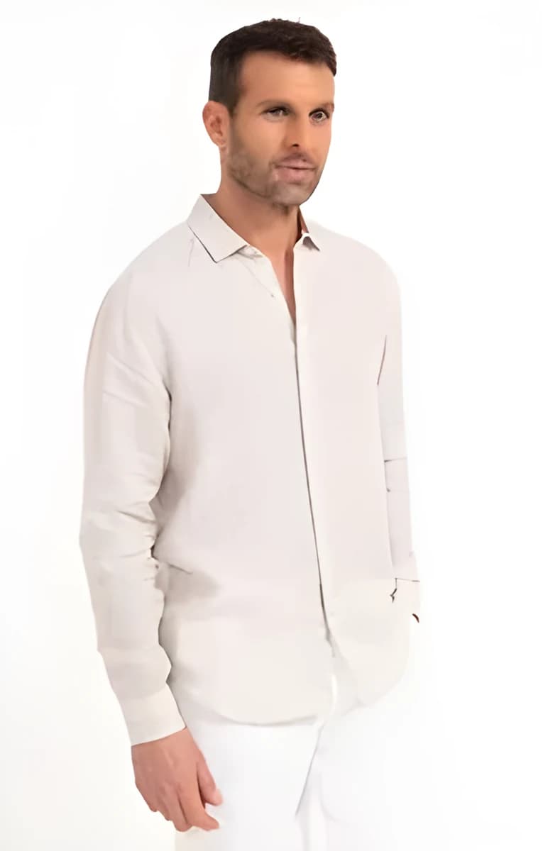 Chemise manches longues Lina – Blanc