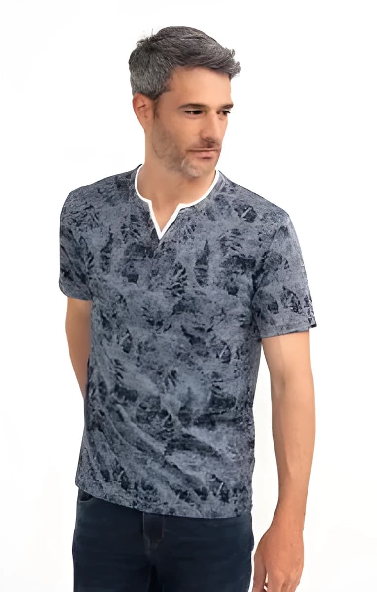 Tee-shirt manches courtes Trashy – Marine