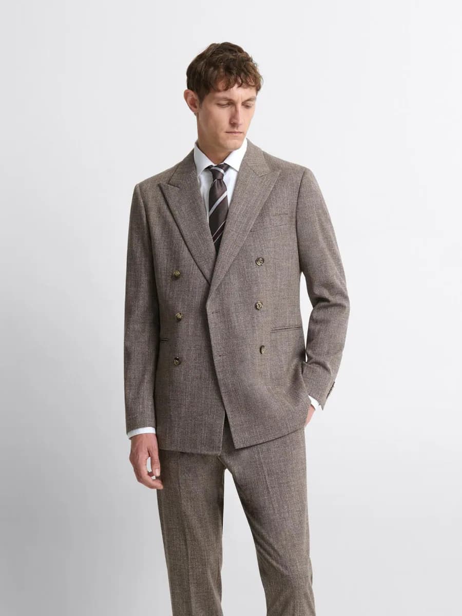 Veste de costume croisée slim