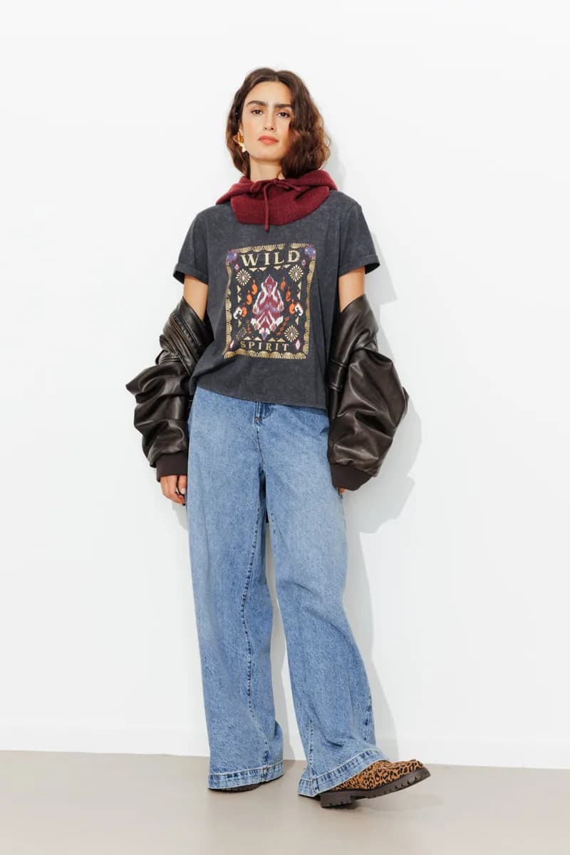 T-shirt message Wild Spirit
