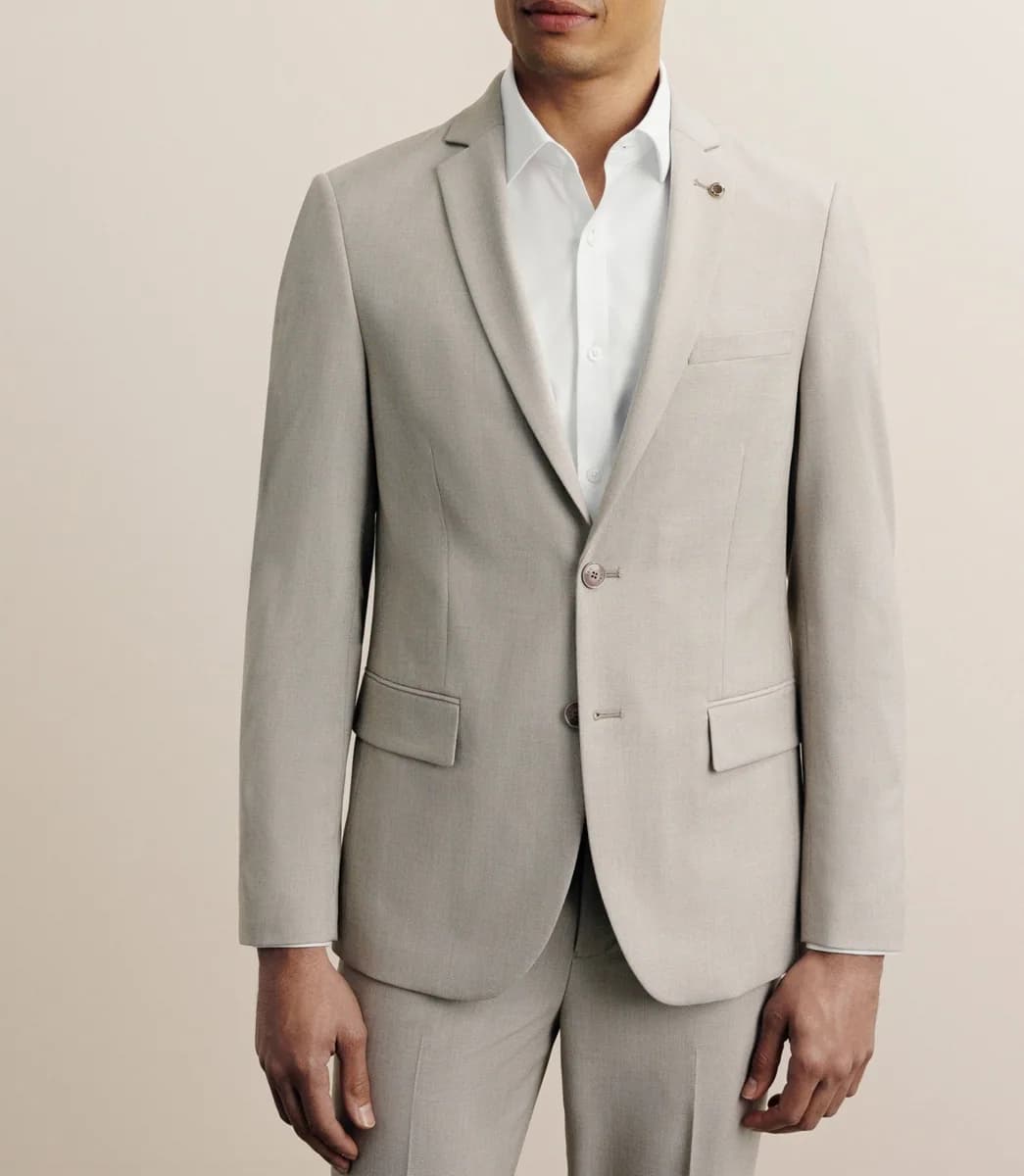 Costume avec poches beige