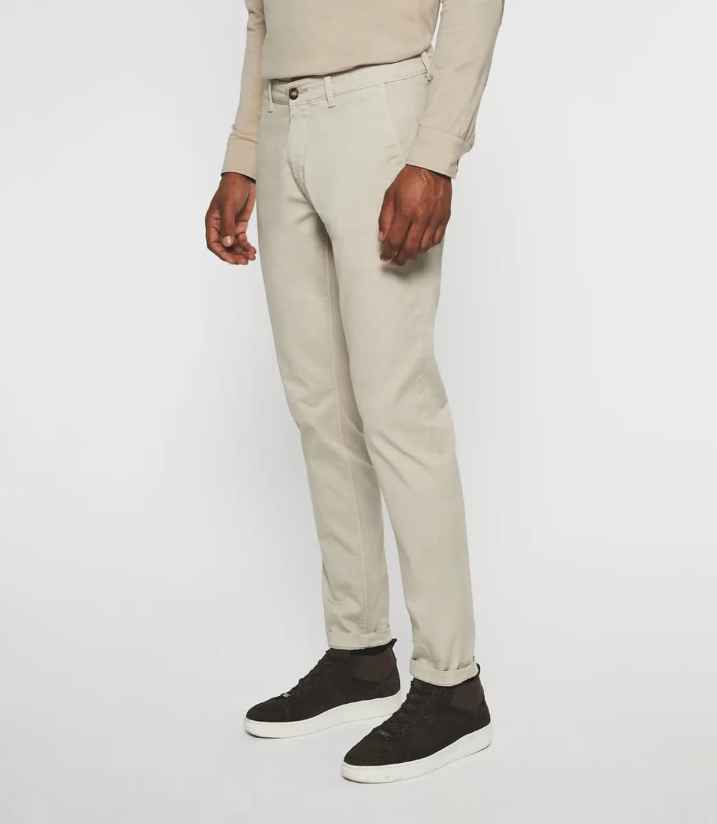 Pantalon chino slim mastic VALOR
