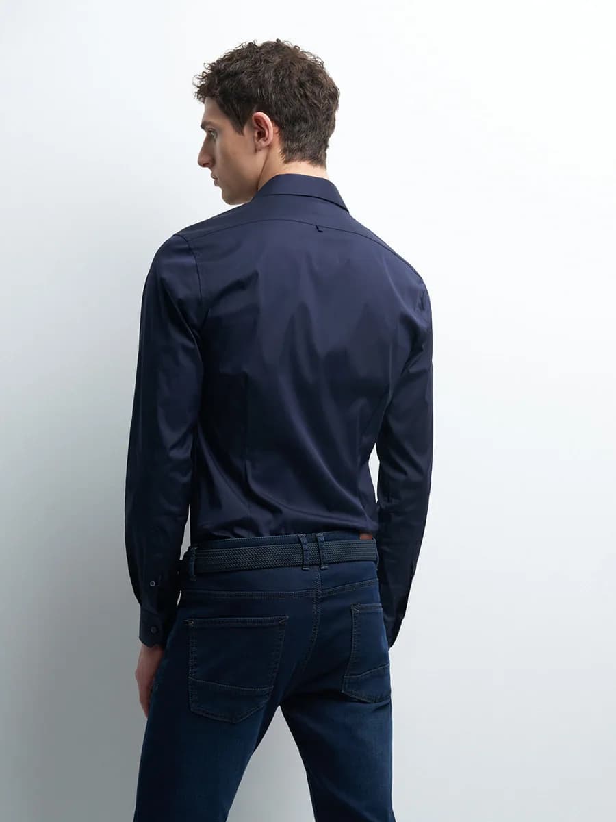 Chemise extra-slim unie