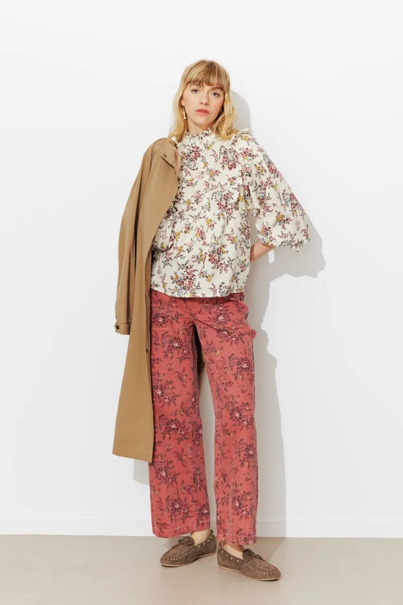 Chemise fleurie Femme