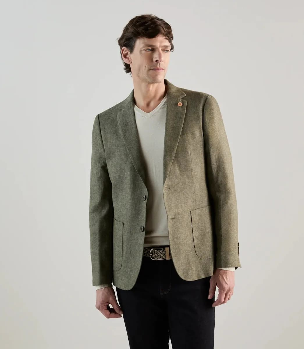 Veste casual verte