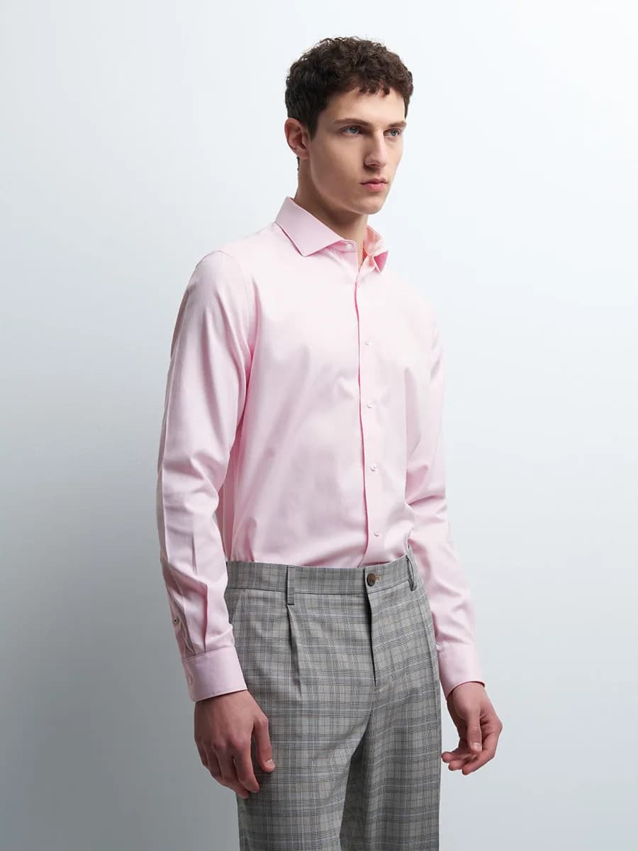 Chemise slim unie